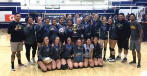 Photo of San Pedro High School Girls Volleyball 2018 CIF-LACS Champions