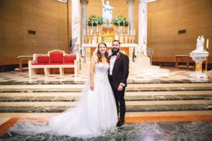 Wedding photo of Elizabeth and Enrique Manzano in San Pedro California. (Photo by Darren Wellhoefer)