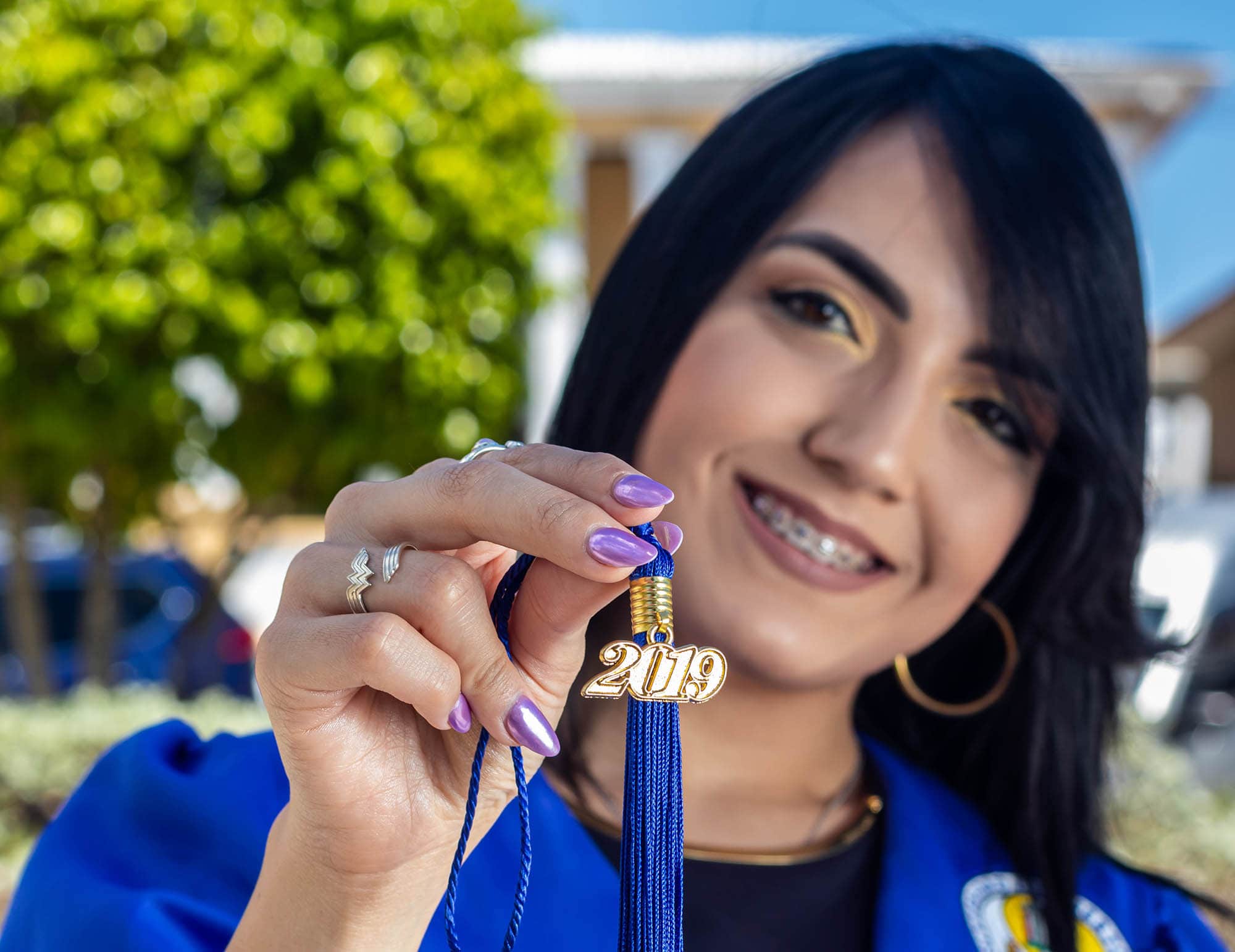 Photo of student graduating 2019 for San Pedro Today magazine