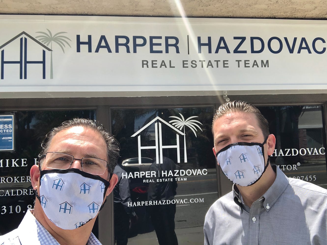 Mike Harper and Peter Hazdovac