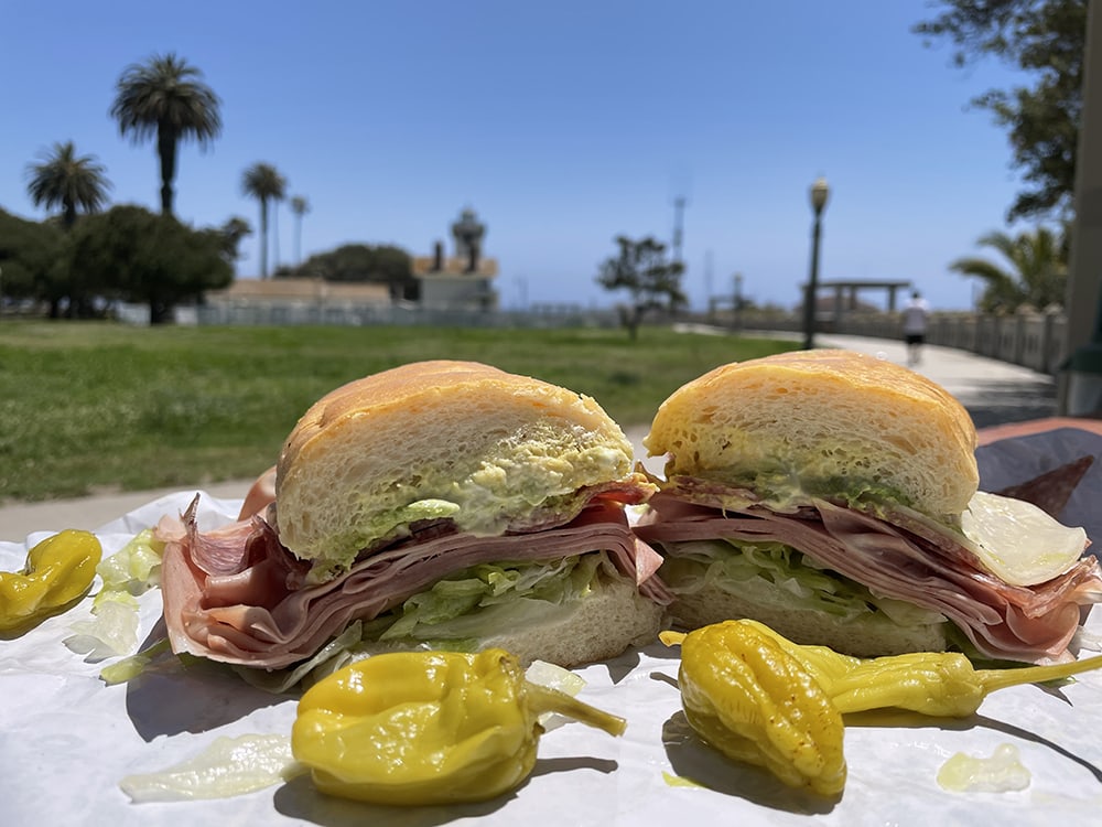 Belly Buster from Busy Bee Market at Point Fermin Park. (photo: Sanam ...